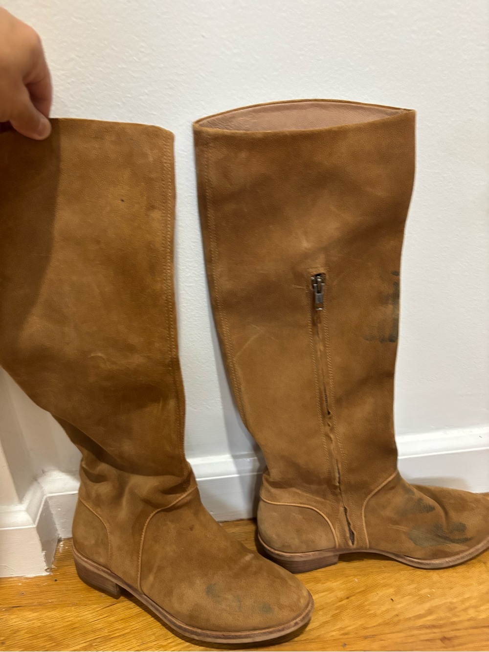 UGG Women's Tall Tan Suede Over-the-Knee Boots
